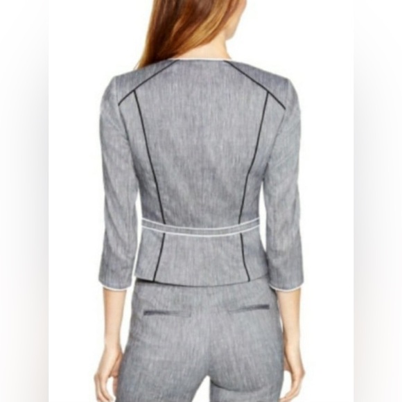 White House Black Market Tailored Linen Blazer - Picture 2 of 5